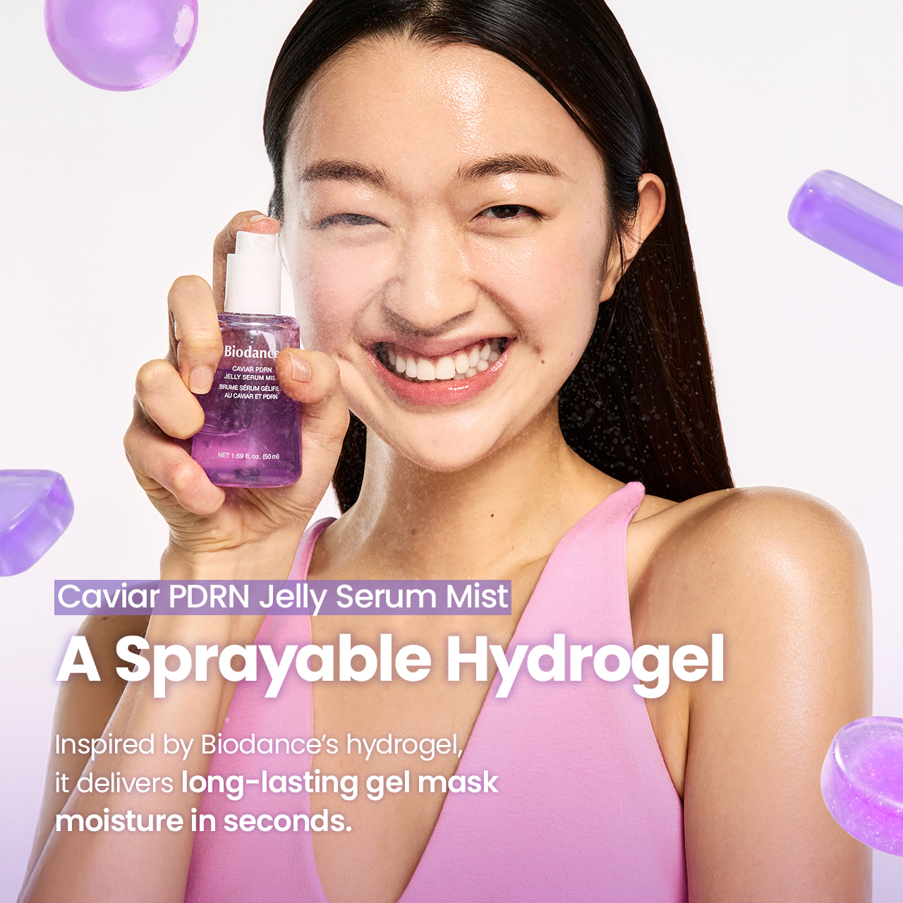 Silk Japan デラヘルツ微細ミスト BIODANCE キャビアPDRNジェリーセラムミスト 50ml | OLIVE YOUNG Global